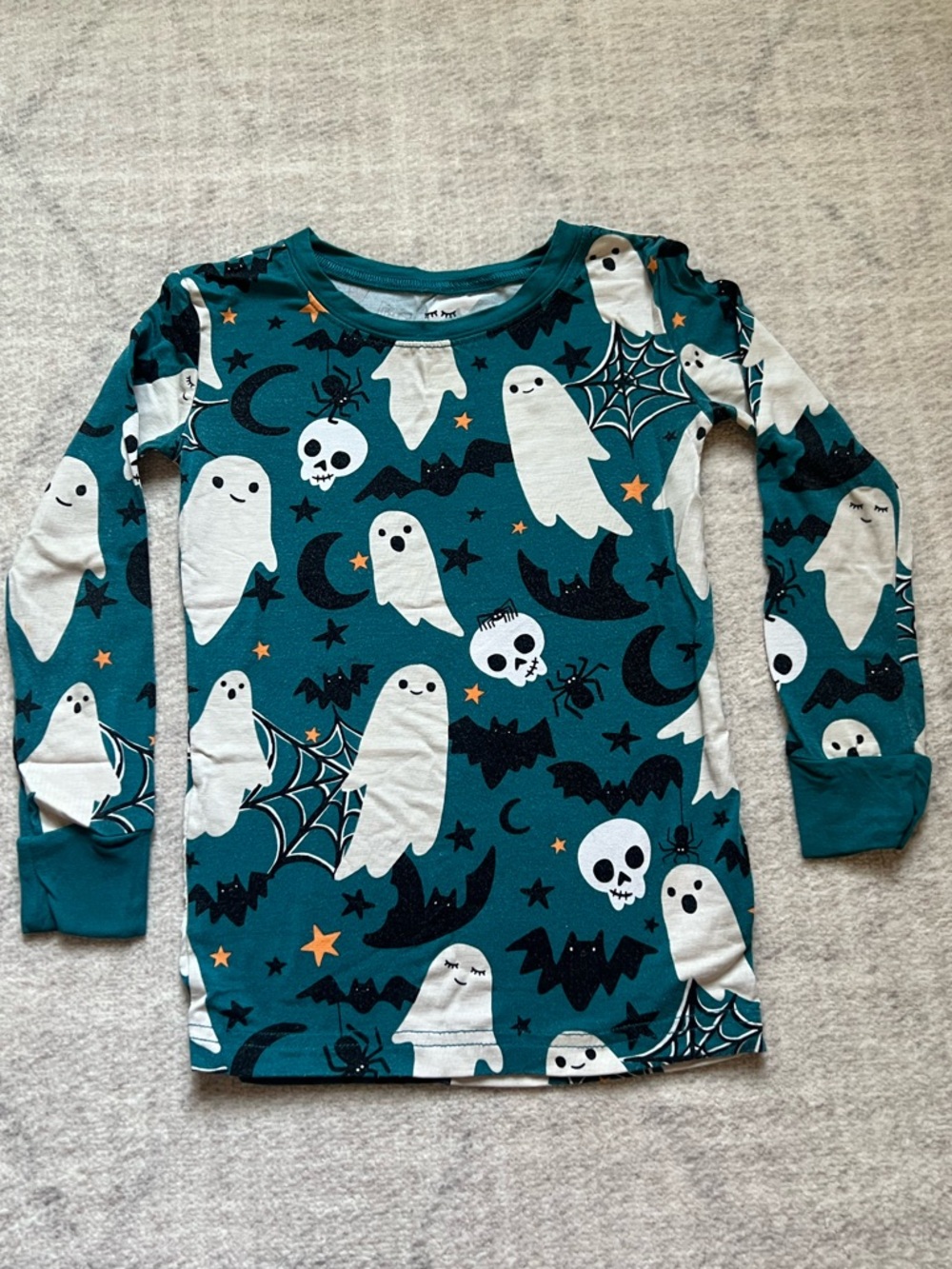 Little Sleepies Frightful Friends Glow-in-the-Dark Halloween LS Pajamas (4T) - Picture 3 of 7